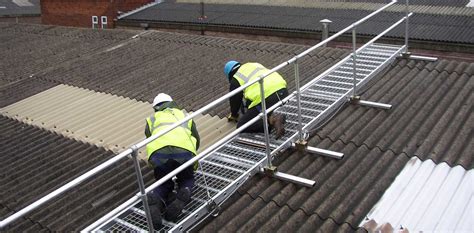 Temporary Roof Walkways Working Platform For Fragile Roofs Highwire