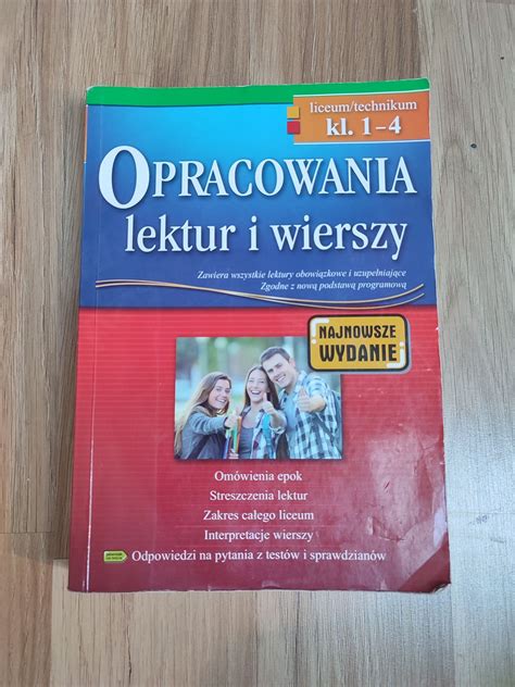 Opracowania Lektur I Wierszy Klasa 1 4 Sumina OLX Pl