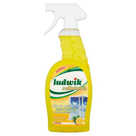 LUDWIK PŁYN DO SZYB I GLAZURY DOZOWNIK 750ML LEMON