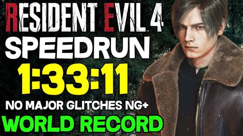 Fwr Resident Evil Remake Glitchless Ng Speedrun Youtube