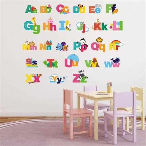 Alphabet Wall Decals Alphabet Wall Stickers Alphabet Stickers Alphabet Wall Art Alphabet Nursery