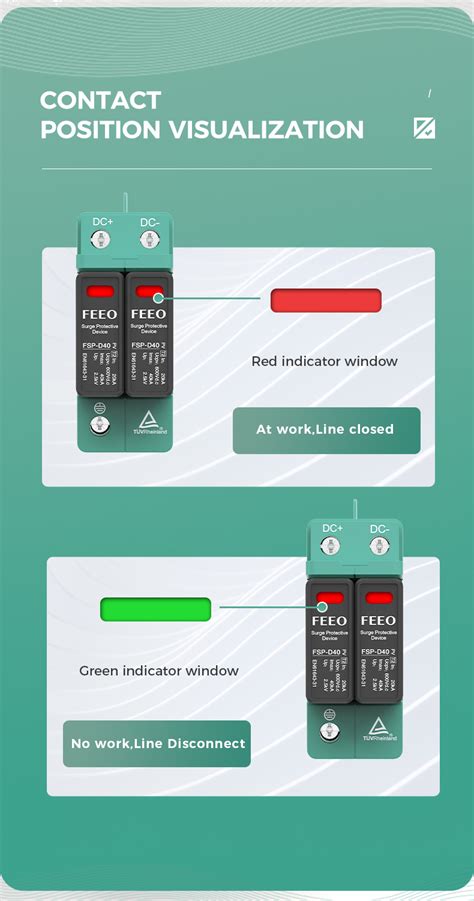 Feeo P Vdc Vdc Ka Solar Dc Surge Protective Device Dc Spd