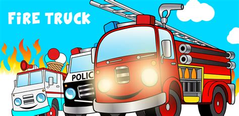 Ultimate Fire Truck Games For Kids City Driving Activity App