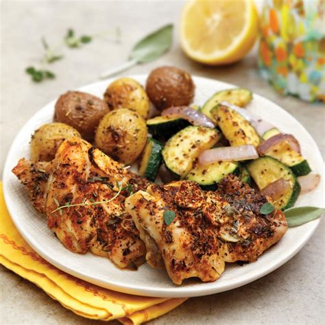 Lemon And Herb Roasted Chicken Thighs The Perfect Portion