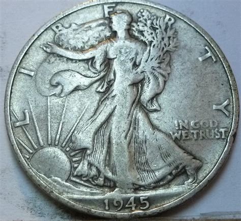 1945-S Walking Liberty Half Dollar in Very Fine Grade ( 161 ) - For ...