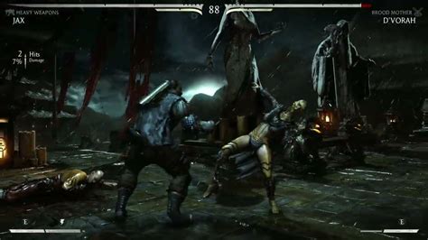 Mortal Kombat X Jax Vs D Vorah Hard Walkthrough Rozz99 Youtube