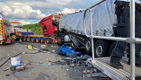 Erneut Schwerer Lkw Unfall Auf Der A6 Bei Bad Rappenau STIMME De