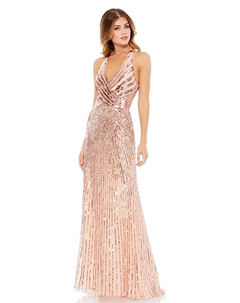 Mac Duggal 5390 In Rose Gold Pink Lyst