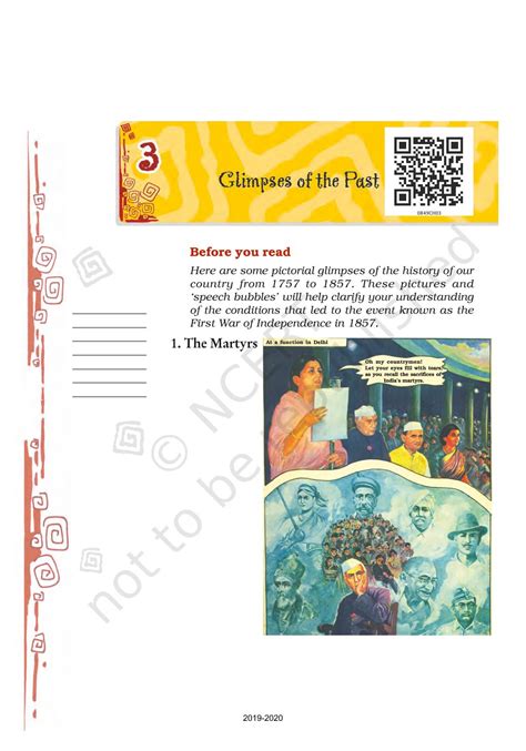 Glimpses Of The Past Ncert Book Of Class English Honeydew