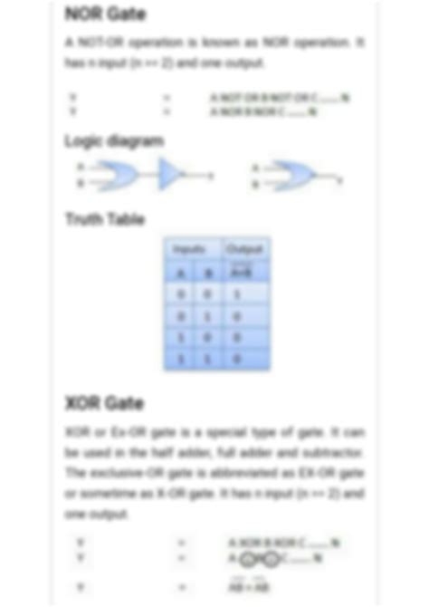 Solution Logic Gates Studypool