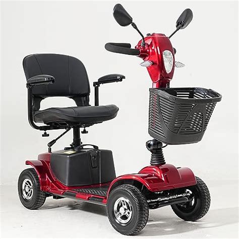 Upgrade 4 Wheel Mobility Scooter Electric Power Mobile Scooters For