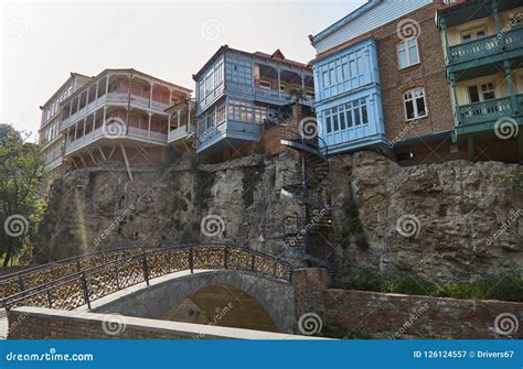 The Streets of the Old City. Old Tbilisi. Georgia Stock Image - Image of perspective, ancient ...