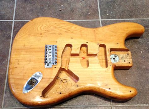 Superb 1970s Fender Stratocaster Body All Original Natural Finish