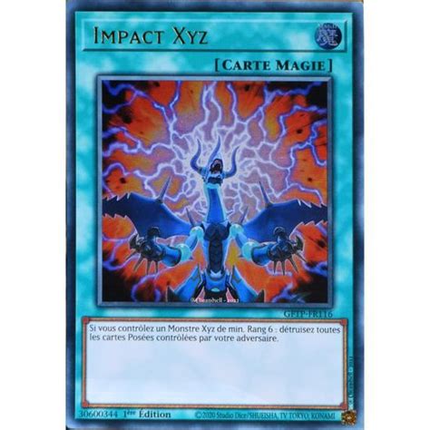 Carte YU GI OH GFTP FR116 Impact Xyz Ultra Rare NEUF FR Cdiscount