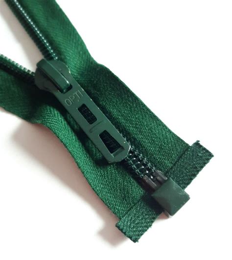 Zip Dark Green Divisible Size Opti Zipper Cremallera Fermuar Cipz R