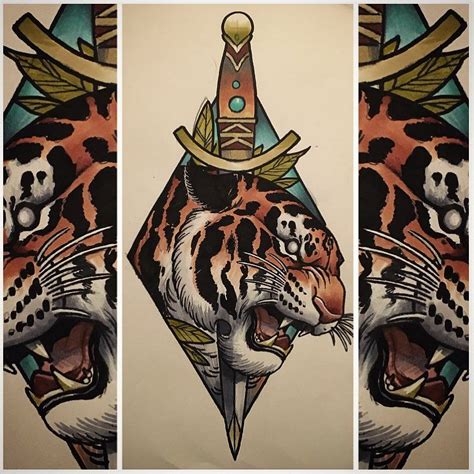 8 Awesome Traditional Leopard Head Tattoos Tattoo World