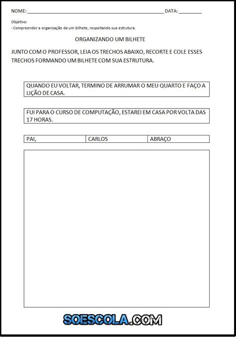 Estrutura De Um Bilhete 1 Ano - Várias Estruturas