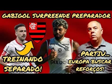 LÉO ORTIZ TREINANDO SEPARADO GABIGOL SURPREENDE NA FORMA FÍSICA