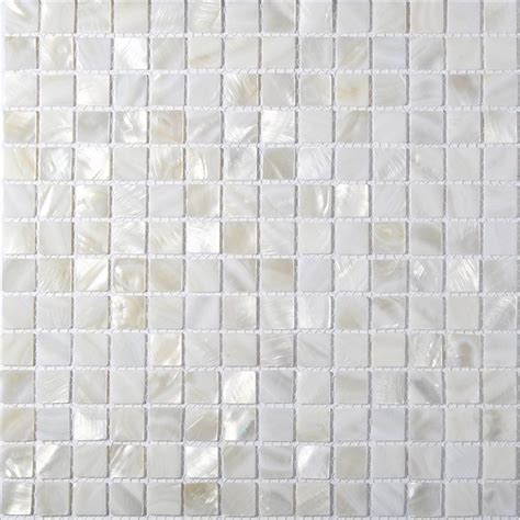 Handmade White Mini Square Mother Of Pearl Mosaic Tile For Etsy