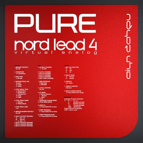 Nord Lead 4 - Pure – Aiyn Zahev Sounds