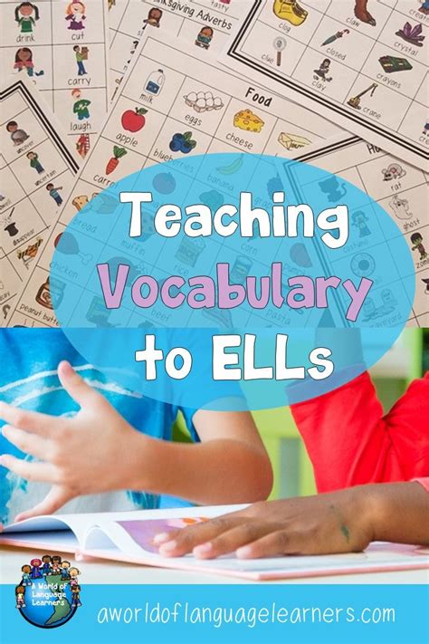 Kindergarten Vocabulary Vocabulary Strategies New Vocabulary Words