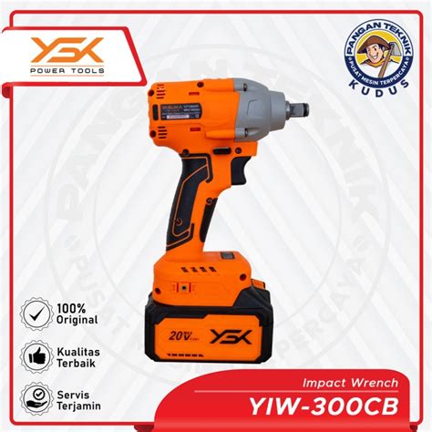 Jual Brushless Cordless Impact Wrench Yasuka Yiw Cb Impact Buka