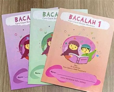 Dapat 3 Buku Buku Bacalah Jilid 1 23 Cara Cepat Belajar Membaca