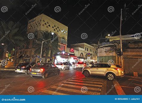 Old Yaffo By Night Israel Editorial Image Image Of Belief 80564885