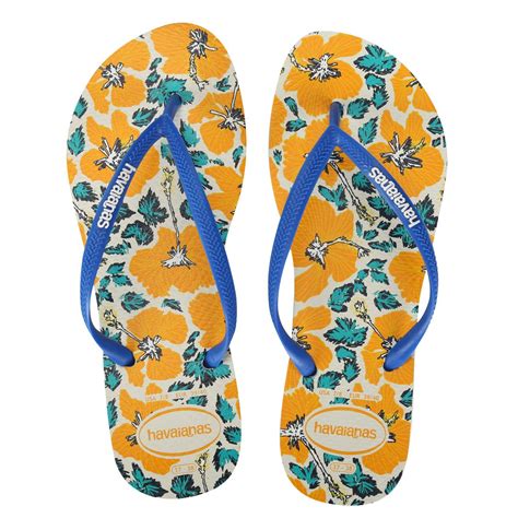 Sandália Havaianas Slim Floral Feminina Roxo Netshoes