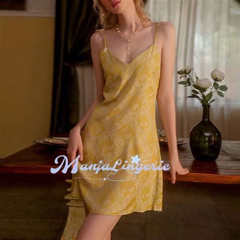 Jual Manja Girl Lingerie Dress Sexy Wanita Dewasa Satin 2748 Shopee