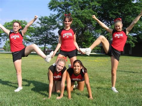 Stunts Little Girls Camp Cheerleading Stunt Cheer Routines Youth