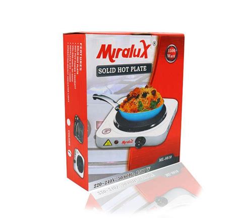 Miralux Ml 8010 Single Solid Hot Plate 1500 W Darazlk