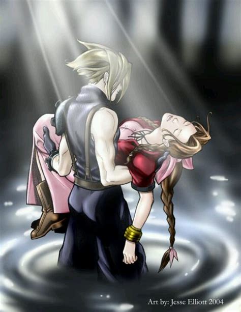 Cloud And Aeris Final Fantasy Vii Final Fantasy Final Fantasy