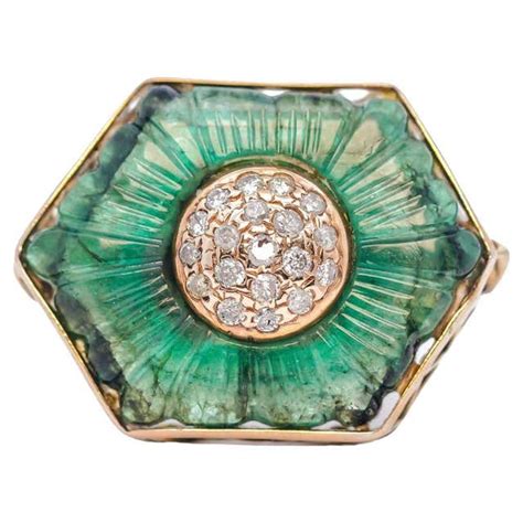 A Mughal Indian Mirror Ring For Sale At 1stdibs Kundan Mirror Ring