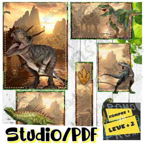 Arquivo Etiqueta Escolar Dinossauro Dino Jurassic Park Elo