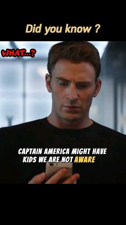 Did You Know That In Captain America Youtube