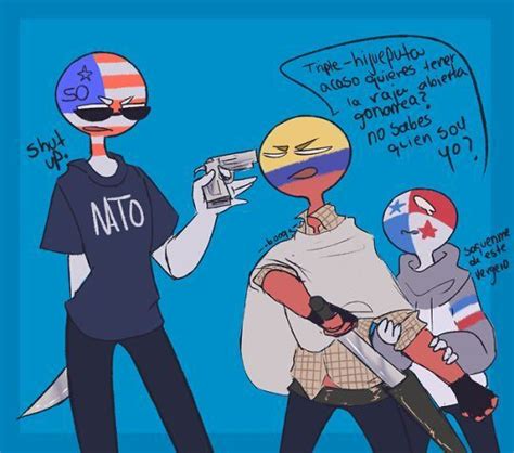 Multishipper En Countryhumans Colombia X Estados Unidos Frases De