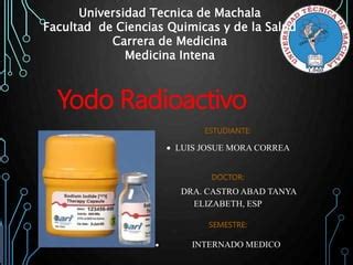 Yodo Radioactivo Pptx