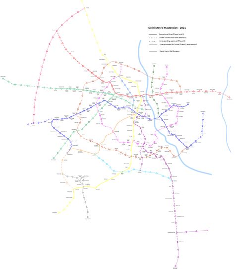 Delhi Metro Map | Harish Chandra Khulbe – Personal Blog & Forum