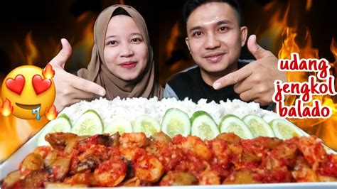 Nagih ‼️ Mukbang Jengkol Udang Balado Bareng Suami🔥 Mukbang Indonesia