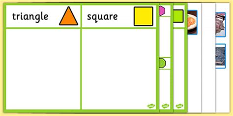 D Shape Sorting Activity