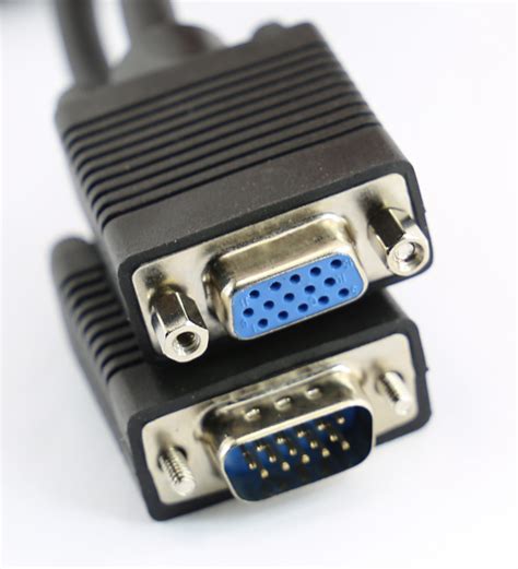 SVGA PC MONITOR EXTENSION CABLE MALE VGA TO FEMALE 15 PIN 1m To 30