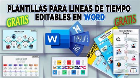 Plantilla De Lг Nea De Tiempo Creativa En Word Linea Del Tiempo Lin