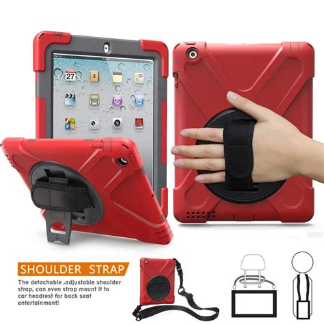 For Ipad 3 Shockproof Case Heavy Duty Full Body Rugged Hybrid Cover