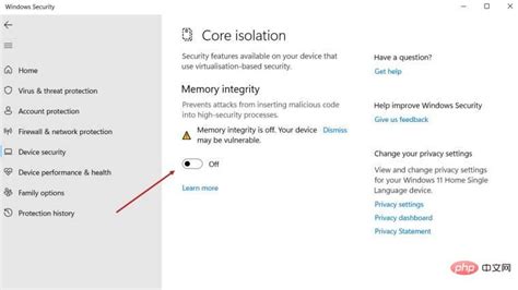 如何在 Windows 11 中启用 Core Isolation 的内存完整性功能 莱卡云