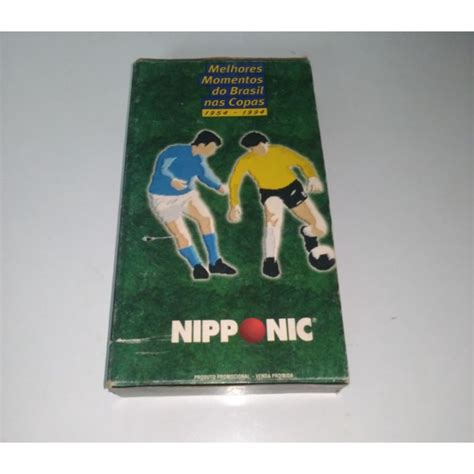 Fita Vhs Os Melhores Momentos Do Brasil Na Copa 1954 1994 Shopee Brasil