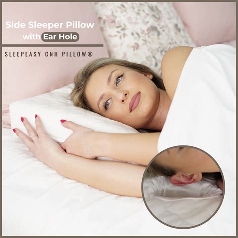 Ear Pillow With Hole For Side Sleepers - Pillow For Ear Pain