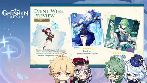 Confirmed First Phase Of Version Furina Banner And Stars