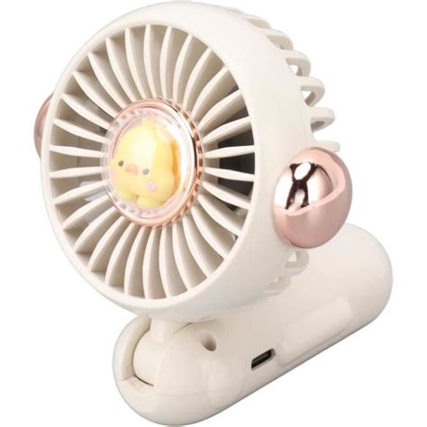 Mini Ventilateur Portatif Rechargeable Par Usb Pliable Réglable