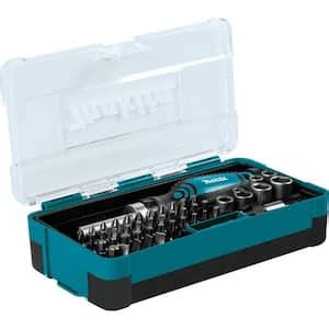 Husky 1 4 In And 3 8 In Stubby Ratchet And Socket Set 46 Piece